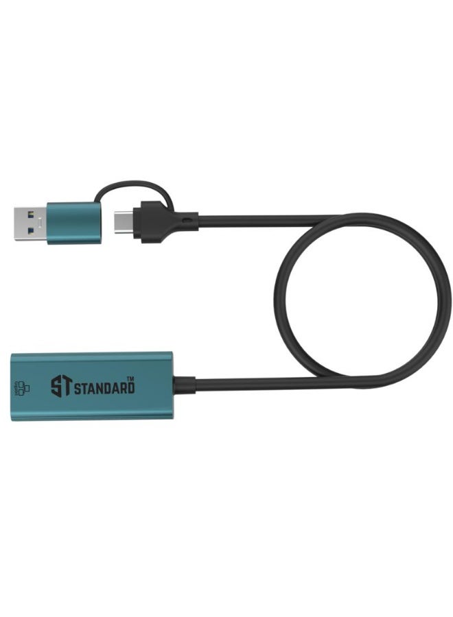 اس تي محول St UE106 Plus من USB‑C و USB إلى إيثرنت - Image 1